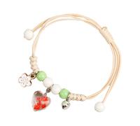 GKYQVE Braided Friendship Charm Handwoven Friendship Stylish Wrist Chain Jewelry With Floral Accent Stylish Braided Wrist Chain