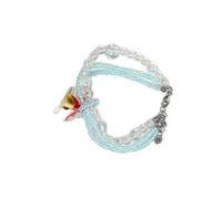 GKYQVE Carp Necklace Multiple Layer Designs Comfortable Materials Portable for Casual Formal Occasions Layer Beaded Necklace