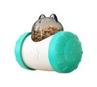 GKYQVE Cats Food Dispenser Teasing Toy Automatic Leaking Feeders With Vehicle Interactive Multicolored Pet Slow Feeders Cats