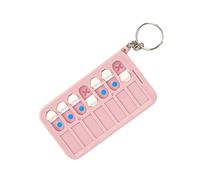 GKYQVE Chore Chart Keychains Portable Daily Schedule Keyring Car Chain Daily Plan Board Keychain Checklist Keychain Reminder Board For The Elderly Chore Chart Keychains Schedule Keyring