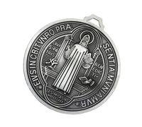 GKYQVE Christians Faith Circular Pendant Christians Devotional Accessories Home Decoration Alloy Religious Jewelry For Worship Believers Necklace