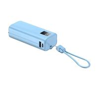 GKYQVE Color Screen Mobile Power Boxes Battery Chargers Case Featuring PD22.5W Fast Charging Real Time Chargers Case