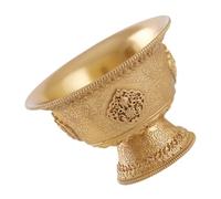 GKYQVE Delicate Brass Cup Elegant Drinking Vessel Brass Cup for Buddhist Devotees and Cultural Gift Givings Buddhist Offering