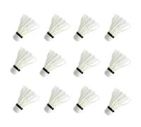 GKYQVE Duck Hair Shuttlecock Badminton 12Pcs Shuttlecocks Sports Training Hair Outdoor Feather Badminton