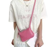 GKYQVE Elegant Women's Crossbody Bag Eye Catching Shoulder Purse Small Square PU Leather Handbag For Everyday Use Girls Bag