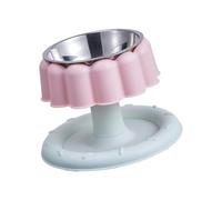 GKYQVE Elevated Pet Bowl Stainless Steel Inner Antislip Base Detachable Feature for Secure and Comfortable Cats Dining Nonslip Cats Bowl