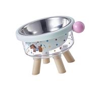 GKYQVE Ergonomic Dog Bowls with Bowl Insert Dish for Eating Detachable Bowl Dish Elevated Dog Feeding Station Pet Feeding Bowls