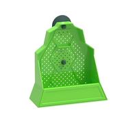 GKYQVE Escape Proof Feeding with Vents and Strong Suction Cups for Reptiles Live Prey in Tanks Enclosures Ventilated Terrarium Feeding Bowl