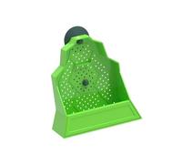 GKYQVE Escape Proof Feeding with Vents and Strong Suction Cups for Reptiles Live Prey in Tanks Enclosures Ventilated Terrarium Feeding Bowl