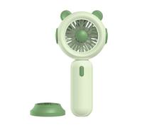 GKYQVE Fan Handheld USB Rechargeable Small AA Battery Operated With 3 Speed Of Cool Wind For Travel Portable