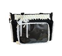 GKYQVE Fashionable Anime Inspired Clear Handbag Multi Functional Storage Ergonomic Crossbody Bag