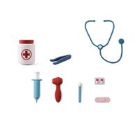 GKYQVE Finish Doctor Pretend Play Collection Medical Devices for Kids Participatory Learning Through Role Playing Doctor Acting Dolls