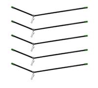 GKYQVE Fishing Balance Connector With Buckles Anti Entanglement Tube Balance Connectors Sea Accessories 5pcs/10Pcs Multiple Size Anti Entanglement