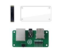GKYQVE For ZeroW Add On Board With Ethernet 3.5mm Double USB Interfaces Ethernet Extension Adapter Development Board Development Accessories