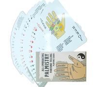 GKYQVE Fortunes Telling Card Interactive Palmistry Oracles Spiritual Guidance Tool for Easy Divination Play Enduring Palmistry Fortunes Telling Playing