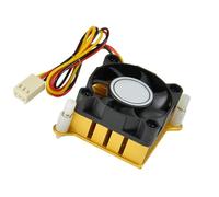 GKYQVE Gold Aluminium Heatsink DC5V 12V 40mm 40x40x10mm Fan For Efficient Northbridge Chipset Cooling Devices Northbridge Cooling Fan