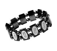 GKYQVE Hand Colorful Drip Beads Symbol of Faith Comfortable for Various Occasions Lightweight Bangle Middle Eastern Jewelry Gift