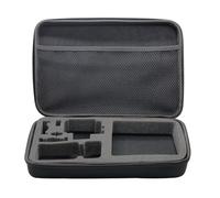 GKYQVE Hard Shell Action Camera Case Small Travel Camera Storage Holder for Memory Card Earbud Charging Adapter Protective Cover