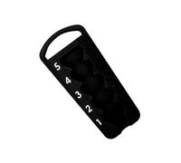 GKYQVE Height Tool 5 Adjustable Markers Compact Size Enhances Driving & Control Black Golfs Tees Height Adjuster