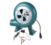 GKYQVE High Velocities 12V 2A Blower With 130cm Cable Small Air Blower With Battery Clip For Outdoor Cooking & Starting Exhaust Fan
