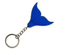 GKYQVE Inspired Rings Decorative Mermaids Tail Keyring Pendant Soft Silicone Diving Themed Keychain Bag Accessory Mermaids Tail Charm