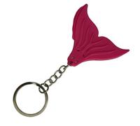GKYQVE Inspired Rings Decorative Mermaids Tail Keyring Pendant Soft Silicone Diving Themed Keychain Bag Accessory Mermaids Tail Charm
