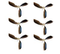 GKYQVE Interactive Cats Teaser Refill for Toy Wand Feathered Propeller Charm for Indoor Play Feathered Teaser Wand Stick ABS Replacement Propellers