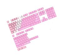 GKYQVE Keycaps Color Design with Permanent Sublimated Side Legends for 84/96 / 98/100 Keyboards Cap Double Shot
