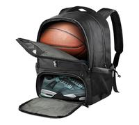 GKYQVE Large Capacity Athletic Bag Containing Dedicated Ball Pocket and Breathable Shoe Storage for Players Breathable Shoe Compartment Backpack
