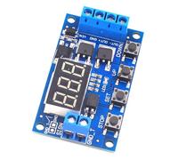 GKYQVE Lifespans Quiet Delay Timer Module Wide Voltages Triggering Cycle Delay Switchings for Motor Control Triggering Cycle Switching Double Control Board
