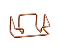 GKYQVE Metal Card Organiser Hollowed Iron Wire Business Storage Stand Display Rack Hold 70 Sheets for Desk Sturdy Metal Stand