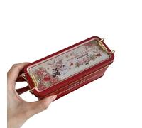 GKYQVE Metal Wedding Favor Box with Lid for Candy Storage Parties Retro Container