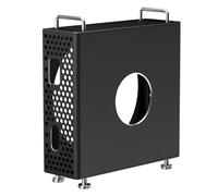 GKYQVE Modern Aluminum Stand for Small Computer Host Holder Case Providing Excellent Heat Dispersion and High Strength Defense Silver Stand