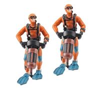 GKYQVE Modular Diver Miniature Shelter Structure Enhances Underwater Theme & Creature Comfort Resin Fish Ornament