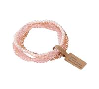 GKYQVE Multicolor Glass Bangle Collection Matching Wristbands Beaded Bracelets Hypoallergenically Party Jewelry Color Changing Coated Glass Set