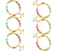 GKYQVE Multiple Use Patron Wing Bangle Set Nonallergenic Beads for Spiritual Instances Delicate Gentle Meet Sphere Jewelry Set