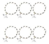 GKYQVE Multiple Use Patron Wing Bangle Set Nonallergenic Beads for Spiritual Instances Delicate Gentle Meet Sphere Jewelry Set