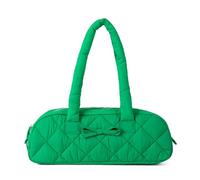 GKYQVE Multipurpose Casual Shoulder Bag For Modern Women Quilted Plaids Pattern Puffer Handbag Purse With Bows For Daily Use Bowknot Quilting Shoulder Bag