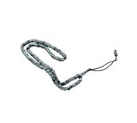 GKYQVE Muslims Prayer Bead Strands Lightweight Acrylic Craftsmanship Ergonomic Religious Jewelry for Devotion Multi-Purpose Muslims Rosary Necklace