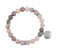 GKYQVE Natural Tree Bangle Unique Rose Equid Texture Spiritual Present for Awareness Practice Jewelry Rose Equid Ankle Chain Life Bangle