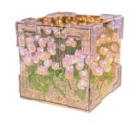 GKYQVE Night Light Craft Materials Set for Couples Flower Magical Cube Night Home Decorations Toddler-Safe Table Sensory Materials Complete Set