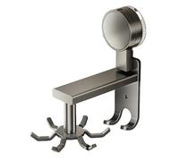 GKYQVE Not Drill Kitchen Under Cabinets Hook 360 Rotating Aluminum Rack Kitchen Utensil Rack for Utensils & Accessories Rustproof