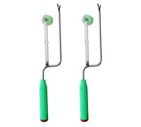 GKYQVE Of 2 Iron Sweet Potato Transplanting Tools with Ergonomic Handles and Smooth Suitable for Efficient Planting Sweet Potato Seedling Planter