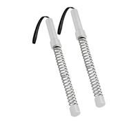 GKYQVE Of 2 Resilient Battle Cables for Home Arm Strength Training with Secure Grips Permanent Steel
