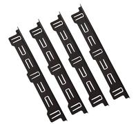 GKYQVE Of 4 Rustless Stove Difference Covers Heat Immune for Slide in Kitchen Ranges Sealing Breaks Stopping Spills and Debris Easy Neat Rustless Difference Fillers