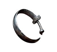 GKYQVE Openable Distressed Copper Cuff Handcrafted Vintage Jewelry Adjustable Unisex Wristwear Retro Open Bangle for Men Women