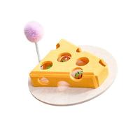 GKYQVE Pacifying Puss Plaything Natural Perceived Substance Toll Sphere Toy Promotes Pursuing Urge Quick Assembly Permanent Perceived Puss Trailer with Toll