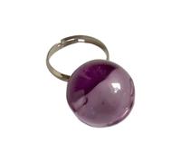 GKYQVE Playful Multicolor Crystal Bubble Statement Rings Lightweight Designs Finger Accessories Day to Night Jewelry Dopamine Jewelry Candy Color Transparency Sphere Rings
