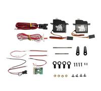 GKYQVE Plug and Play Model Car Turret Upgrades Set for B36-2 Tanks Double Servo Synchronization Technology Remote Control Car Party Decorations