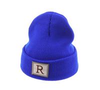 GKYQVE Popular Crochet Pullover Hat Skull Hat Handmade Knitting for 0-1Year Baby Toddler Outdoor Winter Wear Infant Skull Caps Royal Blue